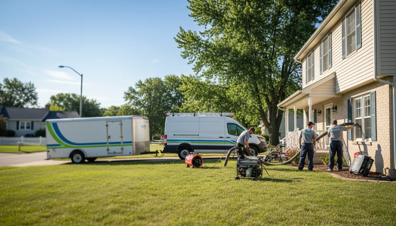 Flooded Basement Restoration And Cleanup With Repair in Pedro, OH near me